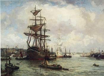 unknow artist Seascape, boats, ships and warships. 78